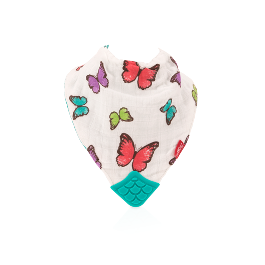 100% Natural Cotton Muslin Teething Bib