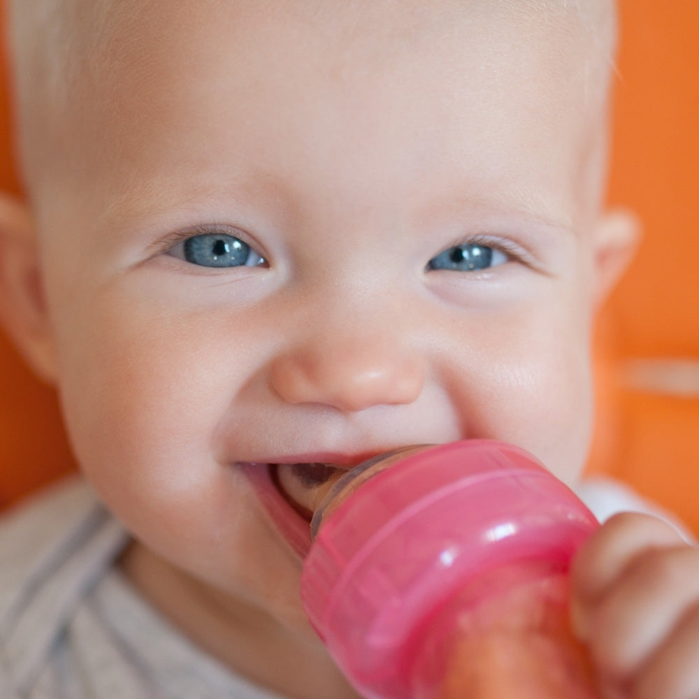 E-Z Squee-Z Silicone Baby Food Dispenser | Blue