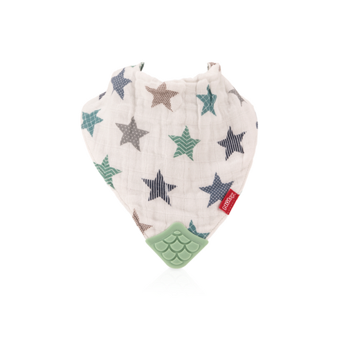 100% Natural Cotton Muslin Teething Bib