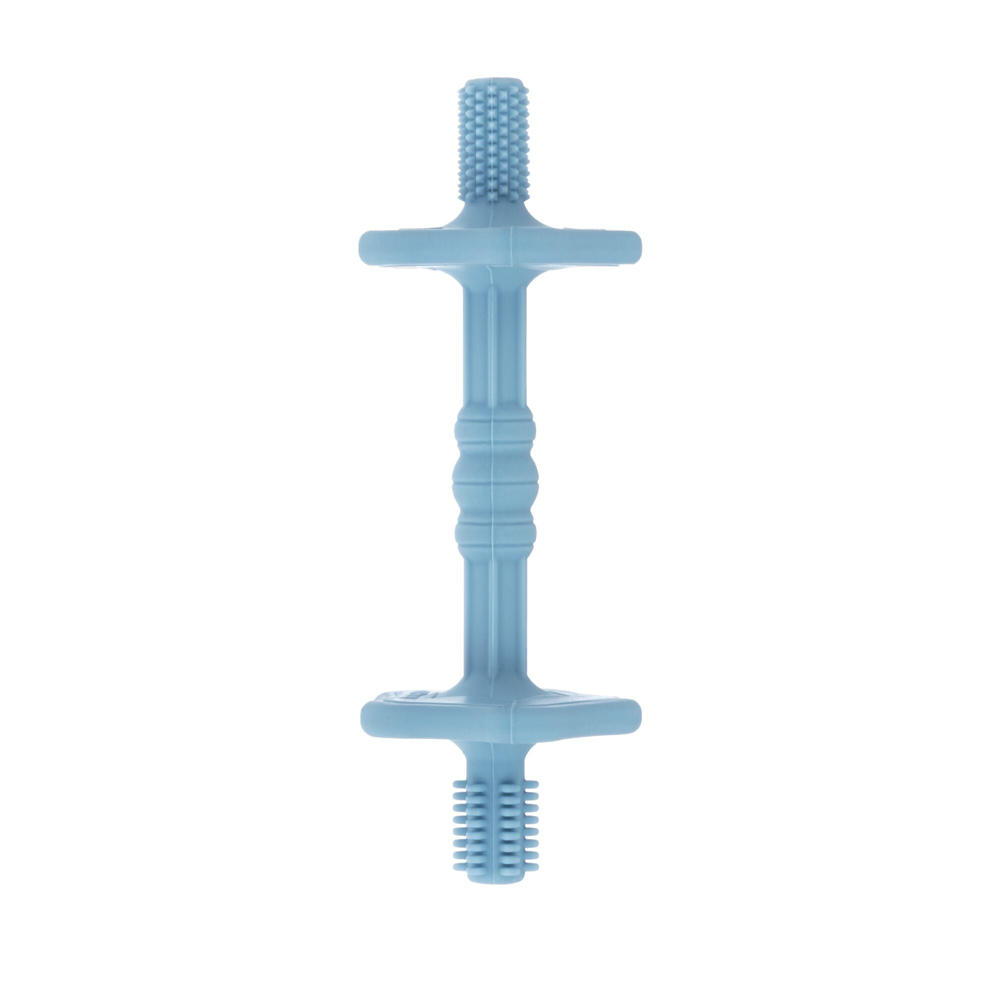 Hollow Sensory Tube Teethers | Green/Blue